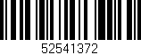 Código de barras (EAN, GTIN, SKU, ISBN): '52541372'