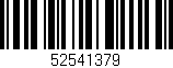 Código de barras (EAN, GTIN, SKU, ISBN): '52541379'