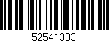 Código de barras (EAN, GTIN, SKU, ISBN): '52541383'