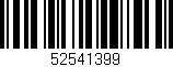 Código de barras (EAN, GTIN, SKU, ISBN): '52541399'