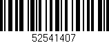 Código de barras (EAN, GTIN, SKU, ISBN): '52541407'