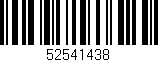 Código de barras (EAN, GTIN, SKU, ISBN): '52541438'