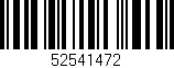 Código de barras (EAN, GTIN, SKU, ISBN): '52541472'