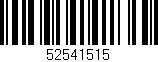 Código de barras (EAN, GTIN, SKU, ISBN): '52541515'