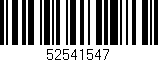 Código de barras (EAN, GTIN, SKU, ISBN): '52541547'