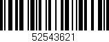 Código de barras (EAN, GTIN, SKU, ISBN): '52543621'