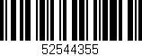 Código de barras (EAN, GTIN, SKU, ISBN): '52544355'