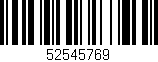 Código de barras (EAN, GTIN, SKU, ISBN): '52545769'