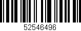 Código de barras (EAN, GTIN, SKU, ISBN): '52546496'