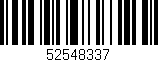 Código de barras (EAN, GTIN, SKU, ISBN): '52548337'