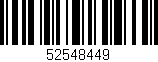 Código de barras (EAN, GTIN, SKU, ISBN): '52548449'