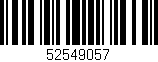 Código de barras (EAN, GTIN, SKU, ISBN): '52549057'