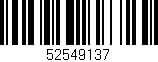 Código de barras (EAN, GTIN, SKU, ISBN): '52549137'