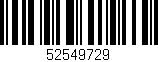 Código de barras (EAN, GTIN, SKU, ISBN): '52549729'