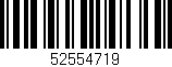 Código de barras (EAN, GTIN, SKU, ISBN): '52554719'