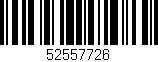 Código de barras (EAN, GTIN, SKU, ISBN): '52557726'