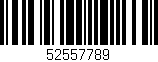 Código de barras (EAN, GTIN, SKU, ISBN): '52557789'
