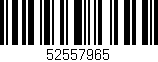 Código de barras (EAN, GTIN, SKU, ISBN): '52557965'