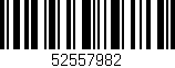 Código de barras (EAN, GTIN, SKU, ISBN): '52557982'