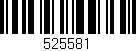 Código de barras (EAN, GTIN, SKU, ISBN): '525581'
