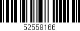 Código de barras (EAN, GTIN, SKU, ISBN): '52558166'