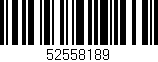Código de barras (EAN, GTIN, SKU, ISBN): '52558189'