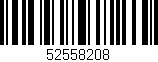 Código de barras (EAN, GTIN, SKU, ISBN): '52558208'