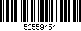 Código de barras (EAN, GTIN, SKU, ISBN): '52559454'