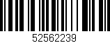 Código de barras (EAN, GTIN, SKU, ISBN): '52562239'