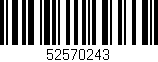 Código de barras (EAN, GTIN, SKU, ISBN): '52570243'