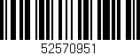 Código de barras (EAN, GTIN, SKU, ISBN): '52570951'