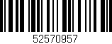 Código de barras (EAN, GTIN, SKU, ISBN): '52570957'
