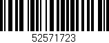 Código de barras (EAN, GTIN, SKU, ISBN): '52571723'