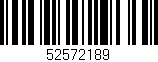 Código de barras (EAN, GTIN, SKU, ISBN): '52572189'
