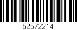 Código de barras (EAN, GTIN, SKU, ISBN): '52572214'