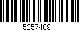 Código de barras (EAN, GTIN, SKU, ISBN): '52574091'