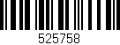 Código de barras (EAN, GTIN, SKU, ISBN): '525758'