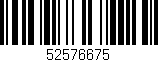 Código de barras (EAN, GTIN, SKU, ISBN): '52576675'
