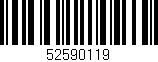 Código de barras (EAN, GTIN, SKU, ISBN): '52590119'