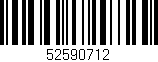 Código de barras (EAN, GTIN, SKU, ISBN): '52590712'