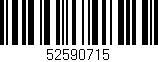 Código de barras (EAN, GTIN, SKU, ISBN): '52590715'