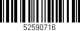 Código de barras (EAN, GTIN, SKU, ISBN): '52590716'