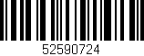 Código de barras (EAN, GTIN, SKU, ISBN): '52590724'