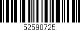 Código de barras (EAN, GTIN, SKU, ISBN): '52590725'