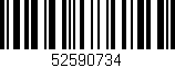 Código de barras (EAN, GTIN, SKU, ISBN): '52590734'