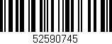 Código de barras (EAN, GTIN, SKU, ISBN): '52590745'