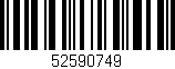 Código de barras (EAN, GTIN, SKU, ISBN): '52590749'