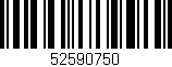 Código de barras (EAN, GTIN, SKU, ISBN): '52590750'