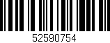Código de barras (EAN, GTIN, SKU, ISBN): '52590754'