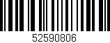 Código de barras (EAN, GTIN, SKU, ISBN): '52590806'